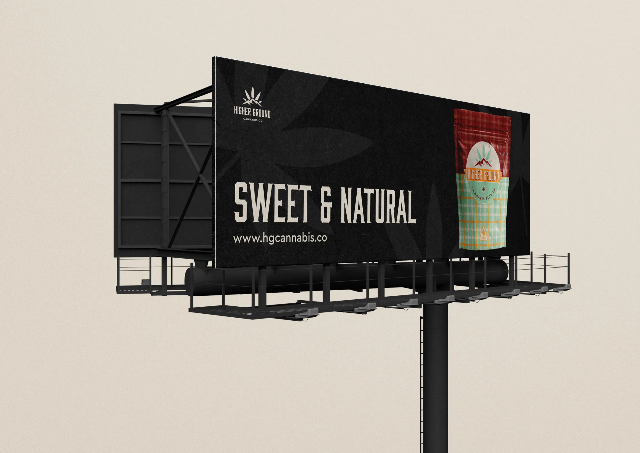 Higher Ground Cannabis brand identity 2